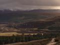 Vue sur la haute vallée de la Quoich